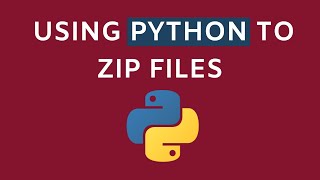 Using python to zip files