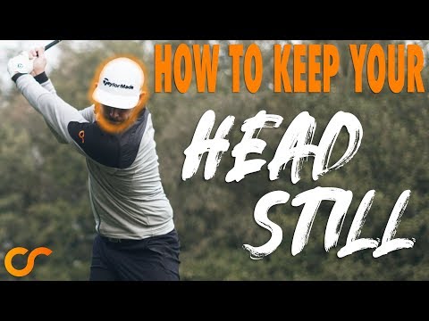 Part of a video titled HOW TO KEEP YOUR HEAD STILL IN THE GOLF SWING - YouTube