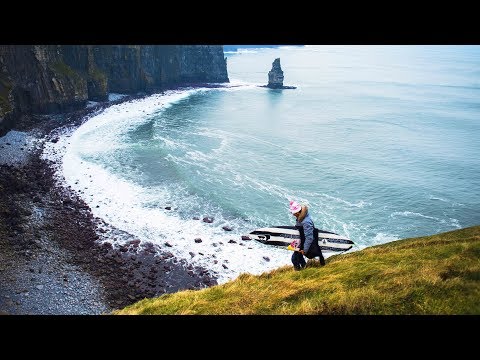 Surfing the monstrous Waves of Ireland