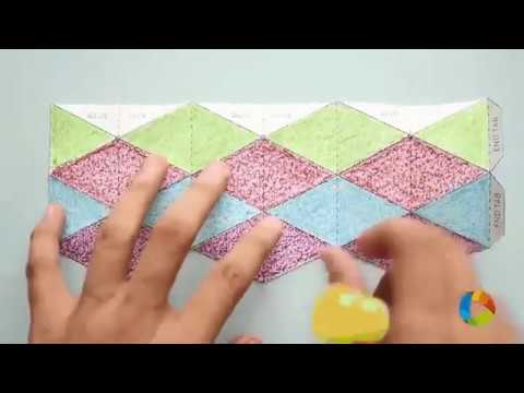 How To Make a 'Flextangle' - DIY Paper Toy
