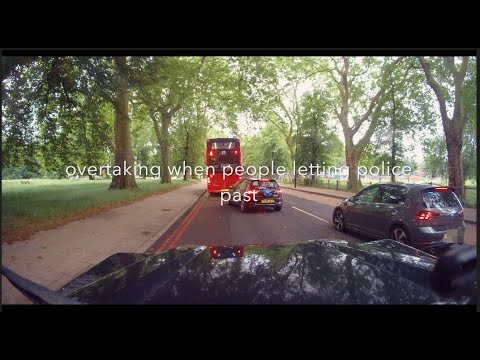 #MGIF of a speeding police car when everybody else pulls over...  Defender Dashcam MGIF Plum driver