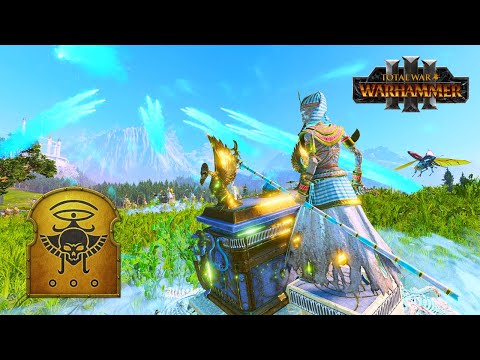 Total War WARHAMMER 3 | Tomb Kings VS Skaven - POWER OF ARTILLERY  | FIRESupport | 4K