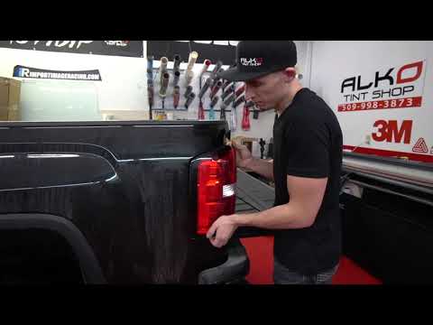 2015 - 2018 GMC 2500hd Denali Spec-D tail light install - denali build update - alko tint shop