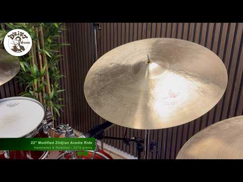22" Modified Zildjian Avedis Overhammered Ride 2379gr (VIDEO) image 11