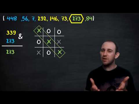 Bit Array e operadores bitwise - vitória em jogos de tabuleiro