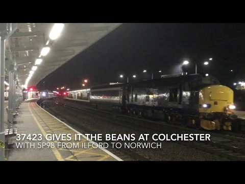 DRS 37423 gives it the beans at Colchester with 5P98
