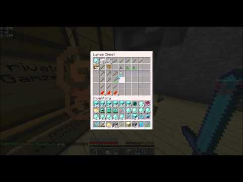 Minecraft Raiding a rich Faction! OverPowered Armour and Swords!