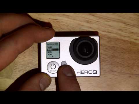 comment regler gopro hero 3