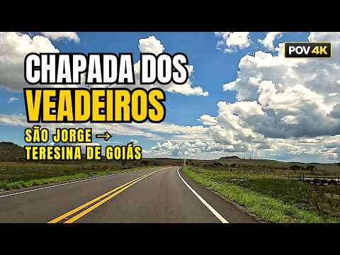 São Jorge a Teresina de Goiás pela Chapada dos Veadeiros | POV Drive 4K