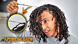 AMAZING Dreadlock Transformation - First ReTwist After 90 Days