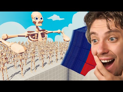 Reacting To 200 Skeletons vs EVERY Tabs god in TABS