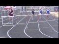 Start of 300 m Hurdles at Washington School