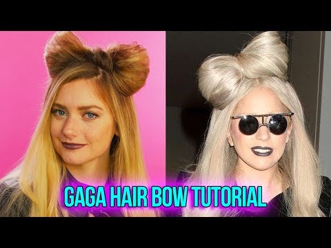 How to Get Lady Gaga's Hair Bow Tutorial | HISSYFIT