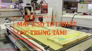 Giới thiệu chiếc máy cnc trung tâm 2.5D max option của thương hiệu Woodmaster WM-1325RBS