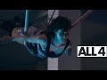 Circus Act Swinging From Ropes | Circus Girls