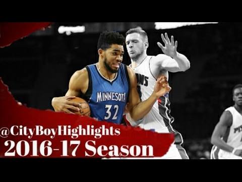Karl Anthony Town (Wolves) Full Highlights vs Detroit Pistons || 2.3.17 || 24 Points