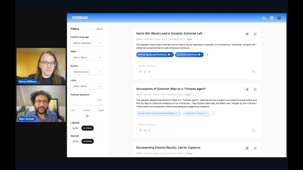 VERDAD - tracking misinformation in radio broadcasts using Gemini 1.5