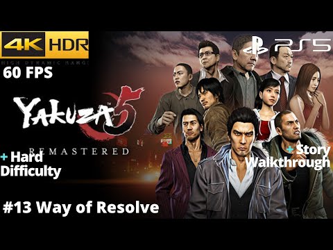 Yakuza 5 Remastered (PS5) - #13 Way of Resolve HARD WALKTHROUGH No Commentary