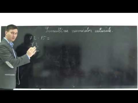 4 Inmultirea numerelor naturale  partea intai