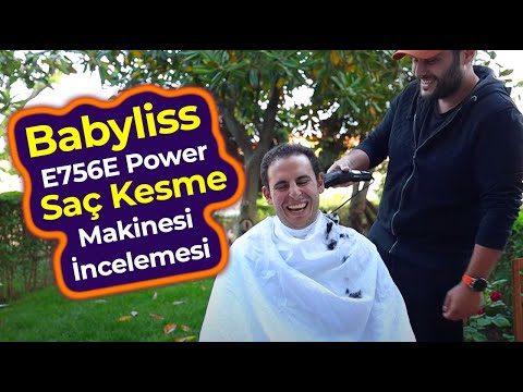 BaByliss E756E plaukų kirpimo mašinėlė Juoda video