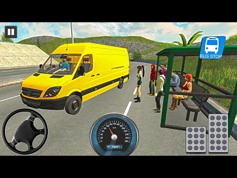 Sprinter Minibus Simulator Van Transport Driving - Android Gameplay
