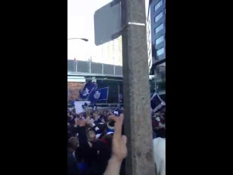 Maple Leafs vs Boston Bruins Game 7 Maple Leafs Square Reac