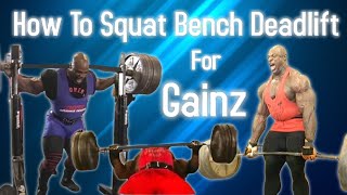 How To Squat, Bench and Deadlift For HYPERTROPHY (Technique Hacks)