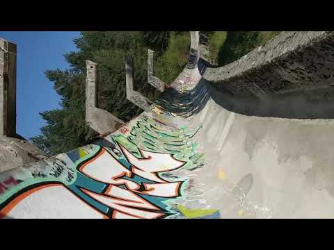 Sarajevo Bobsled Track Summer Fast Run 2018