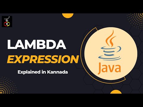 Lambda Expression | Java 8 | Functional Programming | Interface | Stream API | in Kannada | Kaliyona