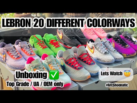 LEBRON 20 UNBOXING DIFFERENT COLORWAYS | UA PAIR ONLY! | CHOOSE YOUR OWN COLORWAY😇 | VLOG#9