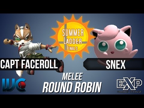 Summer Ladder Finale - Captain Faceroll (Fox) vs. Snex (Jigglypuff) Melee Round Robin