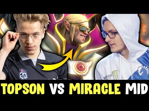 Topson INVOKER vs Miracle on MID — SWEET REVENGE