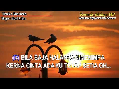 Ezad & Eva -  Dua Insan (karaoke)