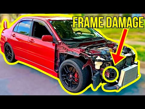 REBUILDING A CRASHED EVO WITH FRAME DAMAGE