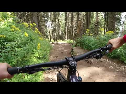 Dochia - Durău descend (Ceahlău Mountains) [Rider POV] [Solo TMV]