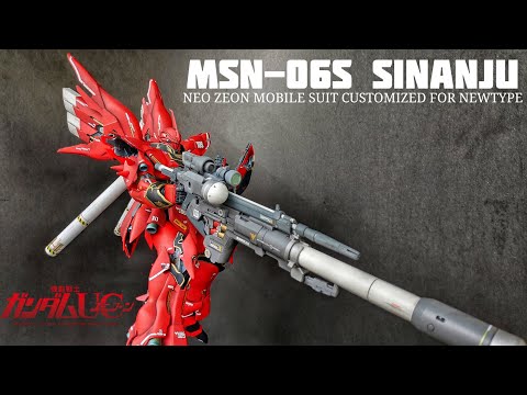 Bandai MG 1/100 MSN-06S SINANJU OVA.VER Build NO AirBrush