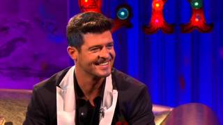 &quot;I Wrote A Song For Michael Jackson&quot; - Robin Thicke With &quot;Chatty&quot; Alan Carr