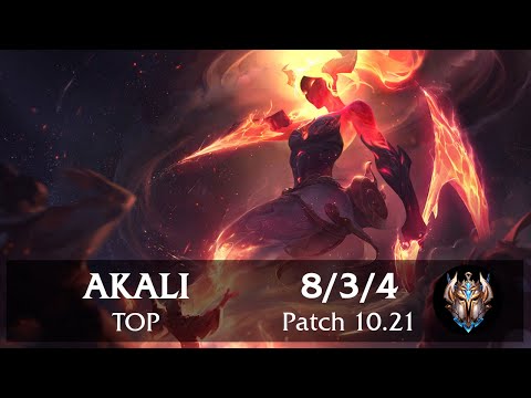 Akali Top vs Camille | Pinoy Challenger Replay Patch 10.21
