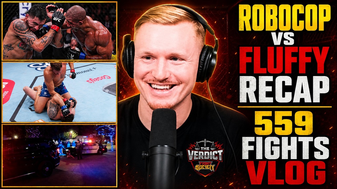 LIVE: Robocop SMOKES Fluffy, UFC Sacramento Recap, 559 Fights Vlog Today | The Verdict