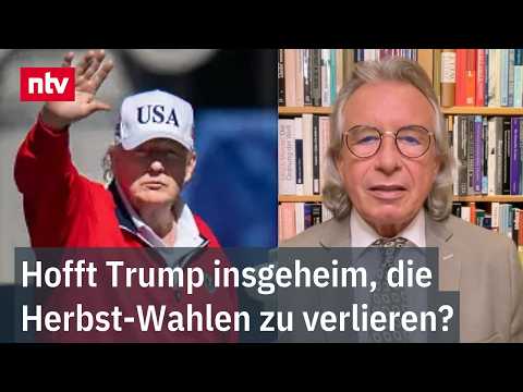 Video Thumbnail: Midterm-Theorien von politischen Beobachtern bewertet Politologe Thomas Jäger | ntv