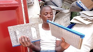 How a 14year boy makes books to pay his school fees