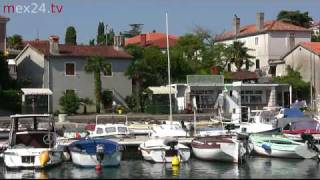 Das Hotel Malin in Malinska, in KRK (Kroatien)