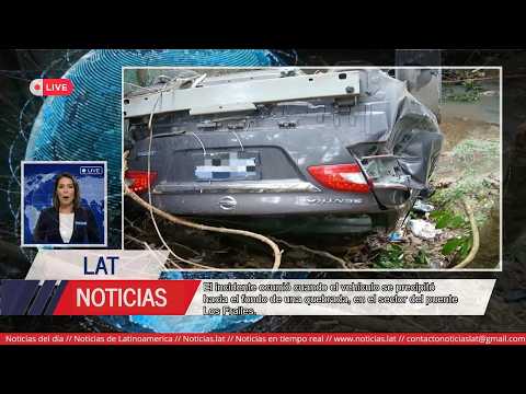 Accidente en Ilobasco: Vehículo cae a quebrada y deja dos lesionados