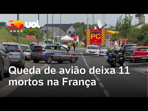 Queda de avião civil deixa 11 mortos na França, segundo autoridades locais