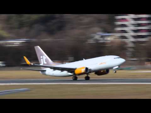 Jettime Boeing 737-700 [OY-JTW] take off Innsbruck