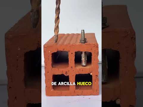 Técnica Efectiva para Colocar Chazos Expansivos en Ladrillos Huecos #construccion #construction