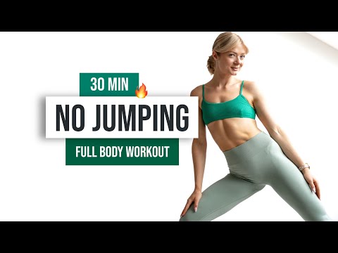 DAY 5 Back to Basics - 30 MIN FULL BODY NO JUMPING + ABS Workout - No Equipment