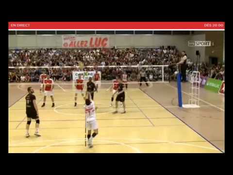 MLADEN MAJDAK #12 OPPOSITE LUC VOLLEYBALL FINAL PLAYOFF