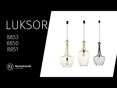 Підвісний світильник Nowodvorski 8851 Luksor E27 1x60W IP20 Bl