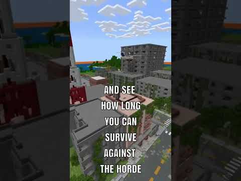 Post Apocalyptic Zombie Survival map for Minecraft